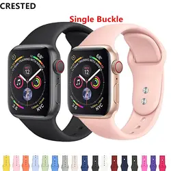 Хохлатый ремешок для apple watch band apple watch 4 3 iwatch band 42 мм 38 мм 44 мм/40 мм pulseira correa браслет аксессуары для часов 42