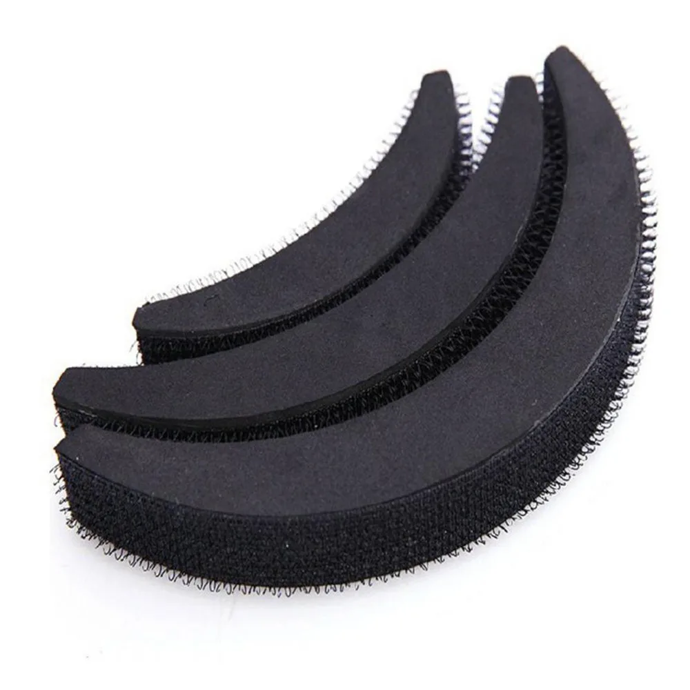 3 шт./компл. черные волосы увеличение объема слоеного губка коврик вдобавок вставка база DIY Инструменты для стиля
