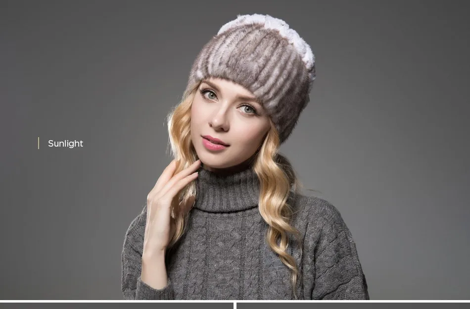 fur woman winter hats PCM023 (12)