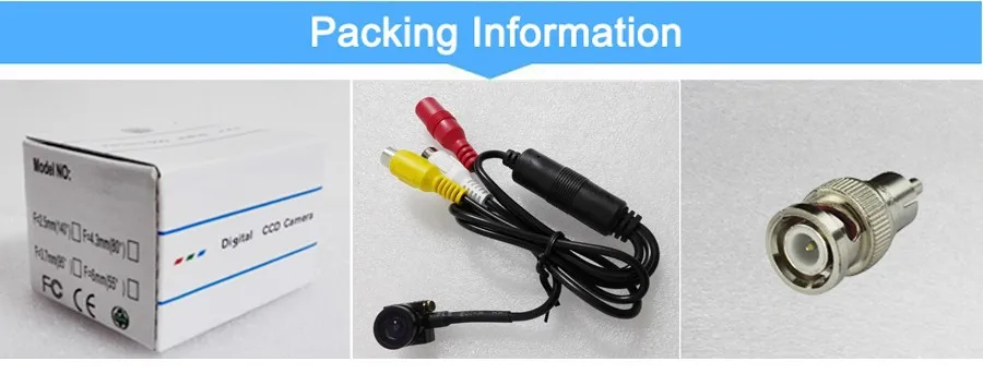 mini ahd camera packing infotmation