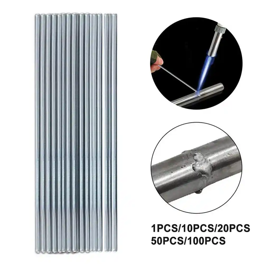 Easy Melt Welding Rods Low Temperature Aluminum Wire Brazing 10pcs 1.6mm*500mm