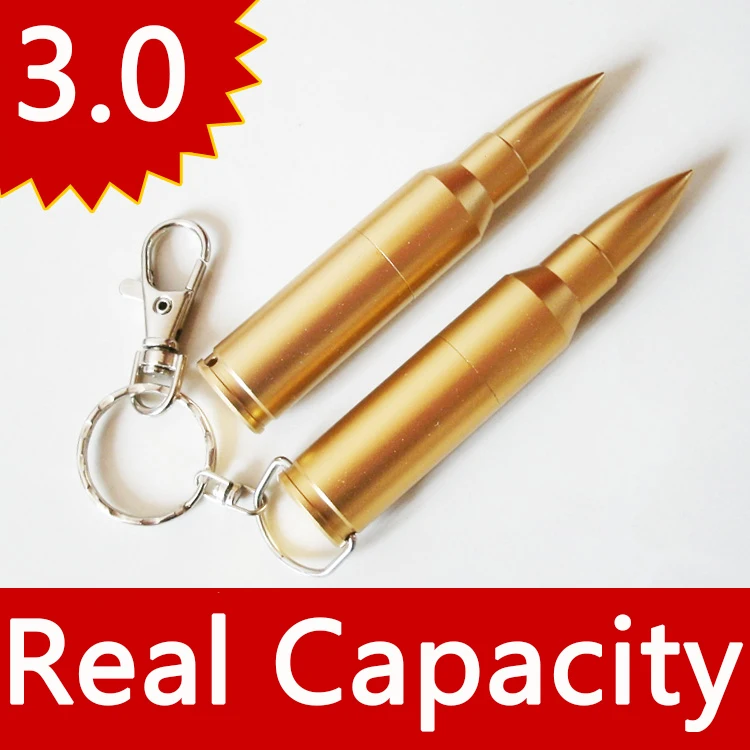 USB флеш накопитель 3 0 HOT Bullet Gold 64 ГБ 8 16 128 карта памяти 512 Подарочный диск для ключей
