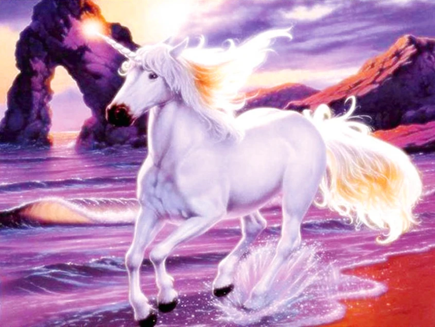 

Diamond Embroidery unicorn Diamond Cross Stitch Crystal Square Diamond Sets Unfinish Decorative Diy Diamond Painting Z171