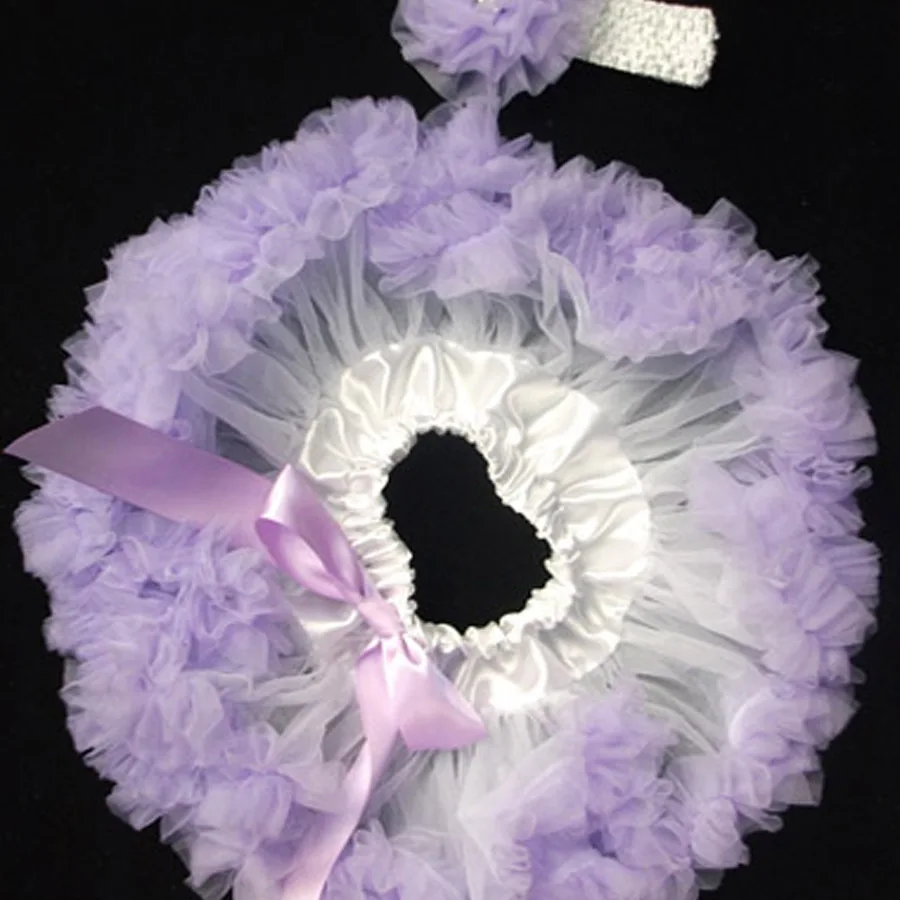 Для новорожденных юбка белая сирень детская юбка-пачка повязка Цветок для Нижние юбки для девочек комплект новорожденных повязка пачки одежда для малышей