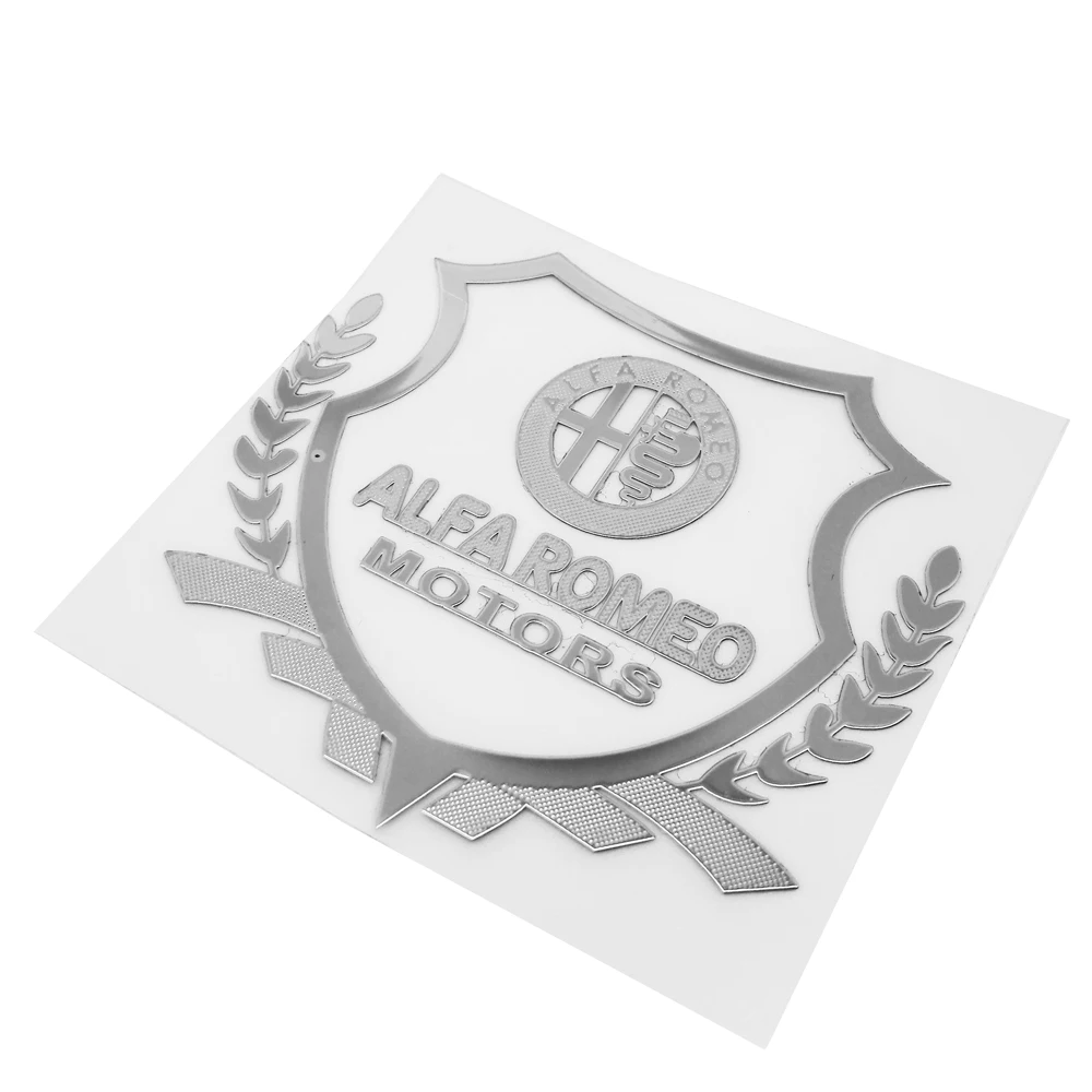 

Car Rear Trunk Sticker Window Decorative Emblem Badge Decals for Alfa Romeo Mito Giulia Giulietta Stelvio 147 GT 156 159 Brera