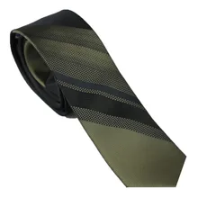 Lammulin Новинка Для мужчин галстуки черный с Армейский Зеленый Полосатый жаккардовые Средства ухода за кожей Шеи Галстук Тощий ручной работы Средства ухода за кожей шеи галстук для Corbata 6 см