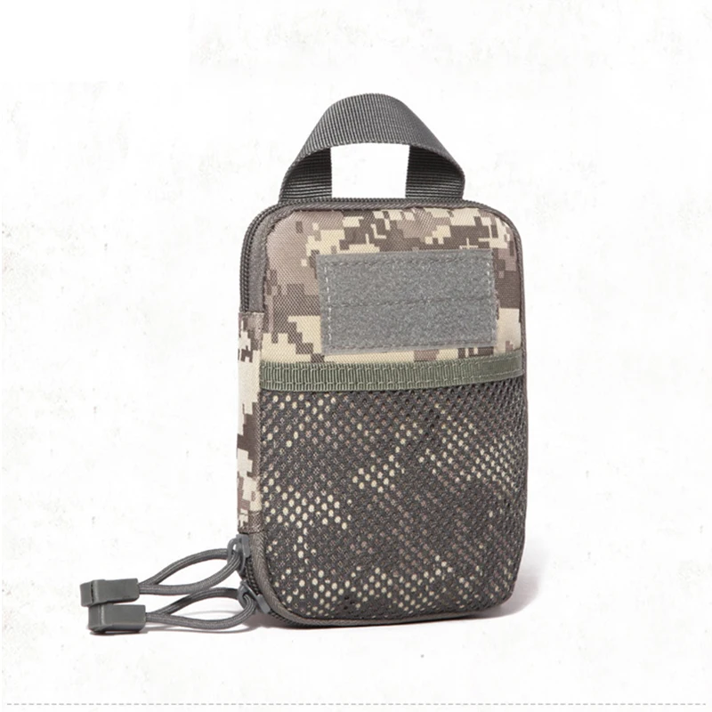 

Multifunction Camouflage waterproof nurse belt waist bag outdoor sports Wear-resistant canvas phone money women men black Purse