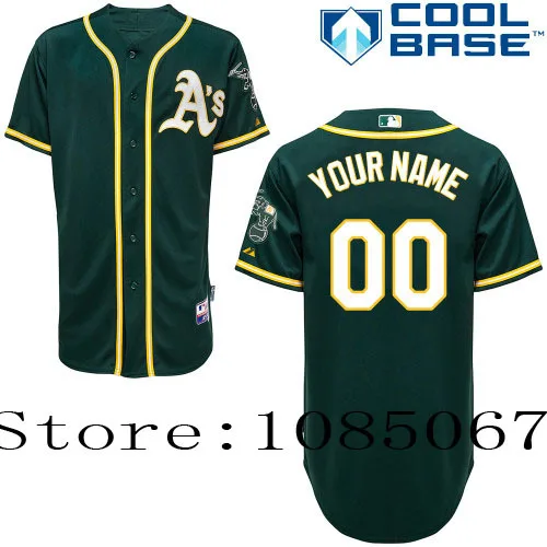 green and yellow baseball jersey