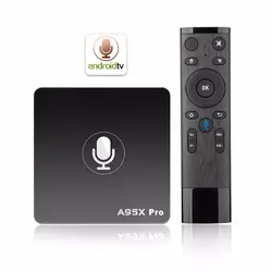 A95X Pro 2G 16G Android 7,1 Голосовое управление Smart tv Box 4 K HD 2,4G wifi стабильный фильм Google Youtube Cast Netflix телеприставка