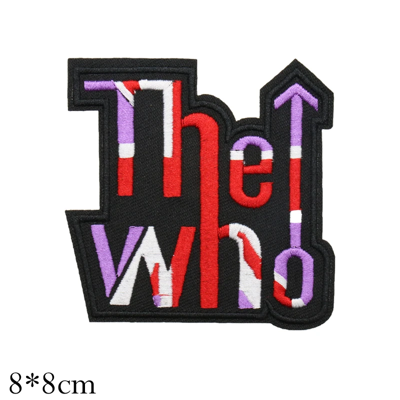 

Factory Custom Embroidered Patch Name Tag Biker Badge emblem Applique Cloth iron on can be customized as your request