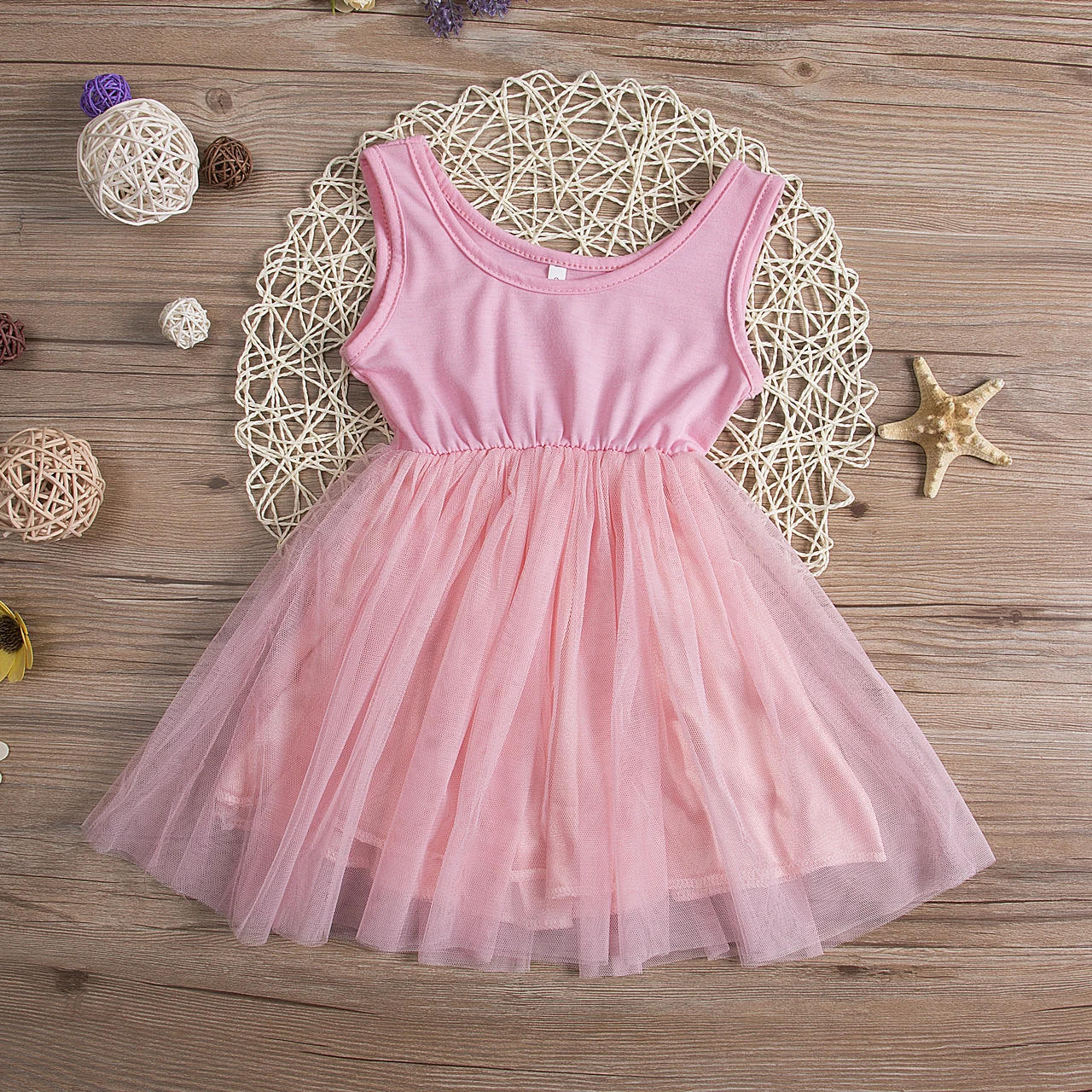 

2017 New Baby Girls Vest Lace Princess Ball Gown Dress Kid Party Cute Pageant Wedding Bridesmaid Tutu Dresses