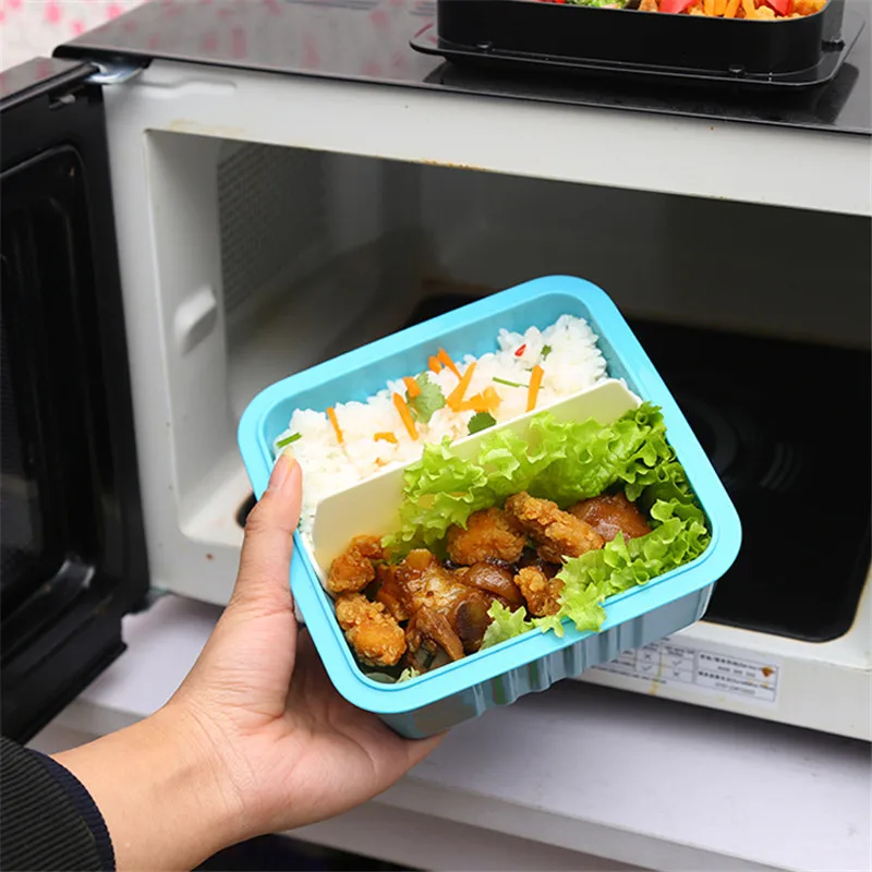 

Bento Lunch Boxes Portable Double Seal Layer Kids Lunch Box Mini Japanese Bento Box Leak-Proof Food Case Picnic Boxe's
