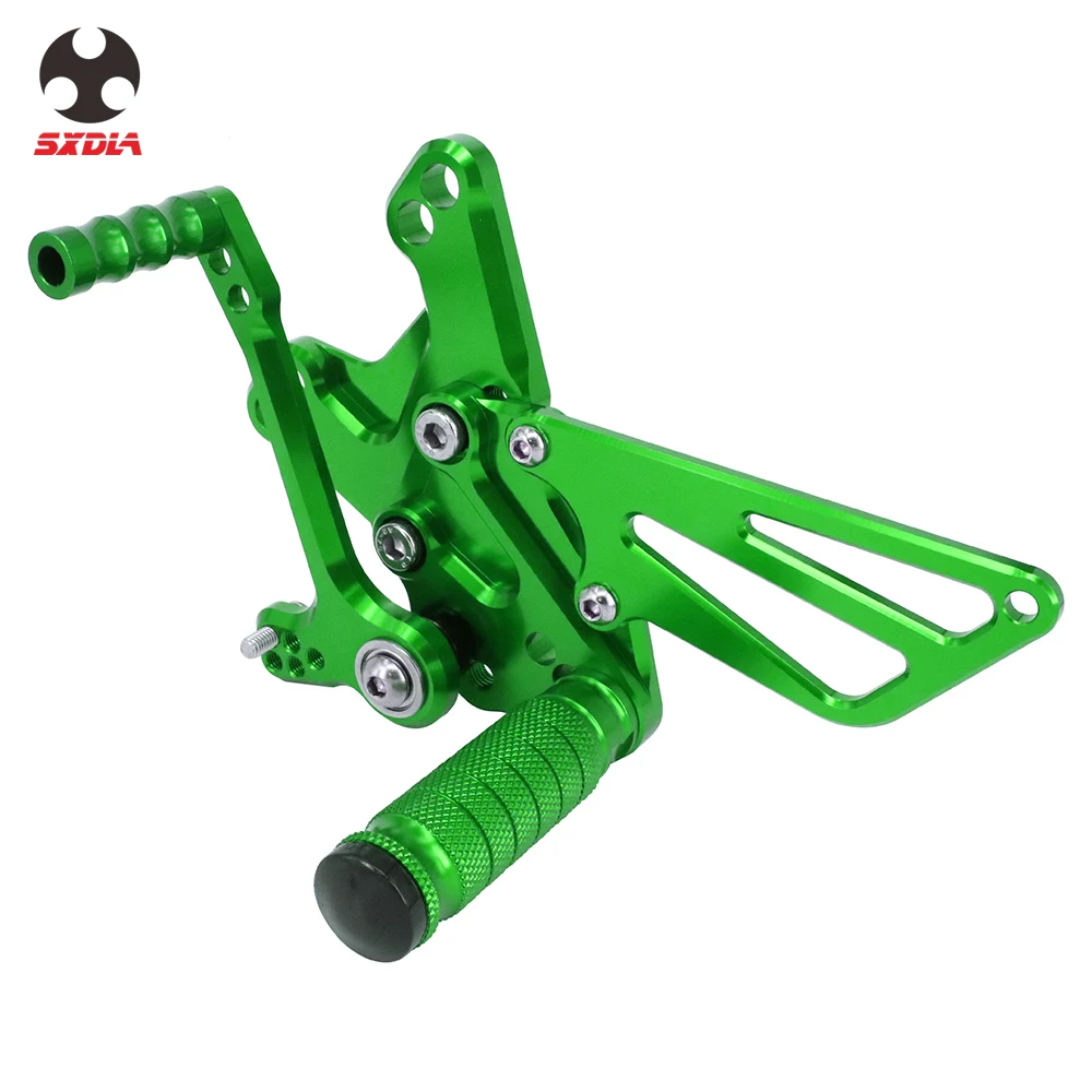 Motorcycle Accessories CNC Adjustable Foot Pegs Rear Set Footpegs Footrests For Kawasaki NINJA ZX-10R ZX10R ZX 10R 2011