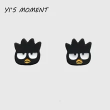 Новая модель подарок на день рождения эмаль животных ювелирные изделия прекрасный плохой BADTZ-MARU XO серьги женские серьги для детей