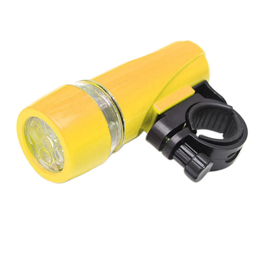 Водонепроницаемый 5 светодиодный светильник для велосипеда, велосипедный головной светильник, безопасный светильник-вспышка, водостойкий, защита от душа, дизайн, простота в эксплуатации
