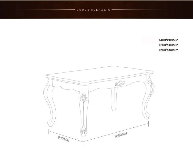Высококачественный европейский обеденный стол в современном стиле 01238