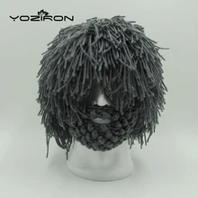 Горячие новые мужские и женские зимние лыжные шапочки маска ручной работы Зимние трикотажные шапки для мужчин и женщин шапки подарки на Хэллоуин