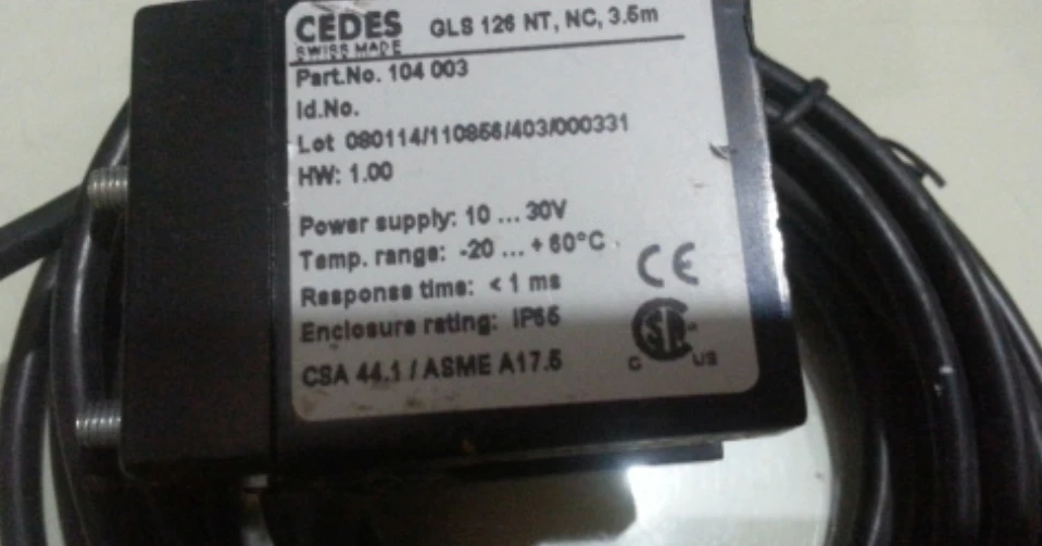 

new original parts photoelectric switch CEDES leveling sensor | GLS126NT.NC