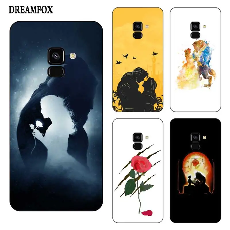 N268 Beauty And The Beast Black Silicone Case Cover For Samsung Galaxy J2 J3 J4 J5 J6 J7 J8 Pro Plus Prime 2018 2017 |