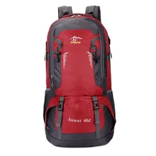 60L Litros De Alta Capacidad Unisex Mochilas Diseñador de la Marca de Alta Calidad de Las Mujeres de Los Hombres de Trekking Impermeables Oxford Mochilas de Viaje