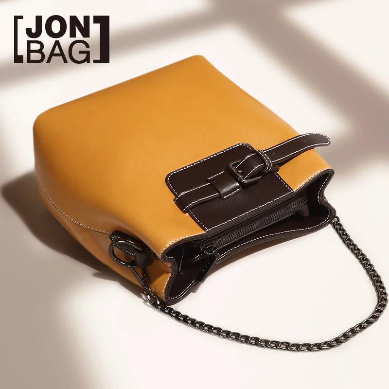 

JONBAG autumn and winter small bag 2019 new casual all-purpose fashion single-shoulder hand messenger bucket bag
