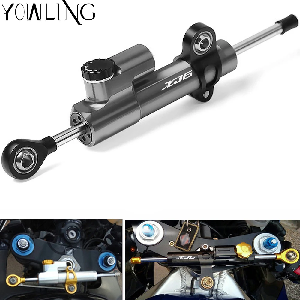 Aluminum Motorcycle Damper Steering Stabilize Safety Control For Yamaha