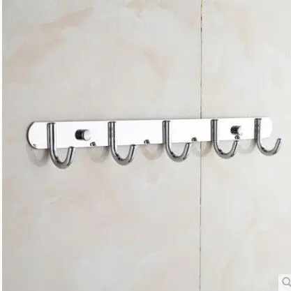Aliexpress.com : Buy Free Shipping! Chrome Bathroom 5 hooks towel ...