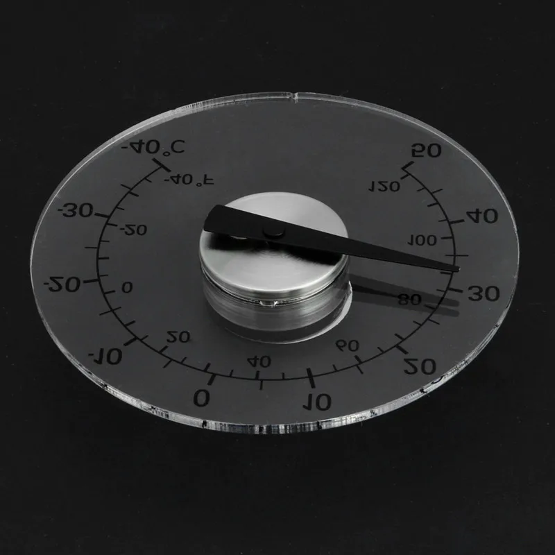 Круговой прозрачный наружный термометр для окна температура Метеостанция инструмент