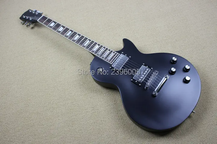 Hot Sale lp electric guitar matte black paint, real guitar pictures, Chrome hardware,high quality free shipping matte color lp Hot Sale lp electric guitar matte black paint, real guitar pictures, Chrome hardware,high quality free shipping matte color lp