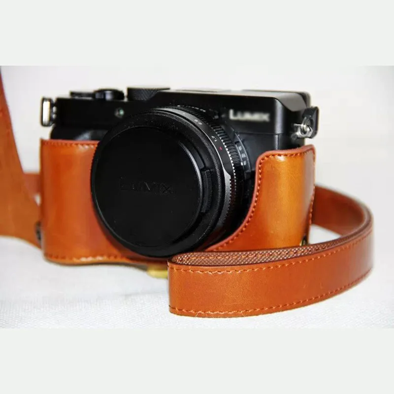 Чехол из искусственной кожи для камеры Panasonic LUMIX LX100 DMC портативный защитный чехол