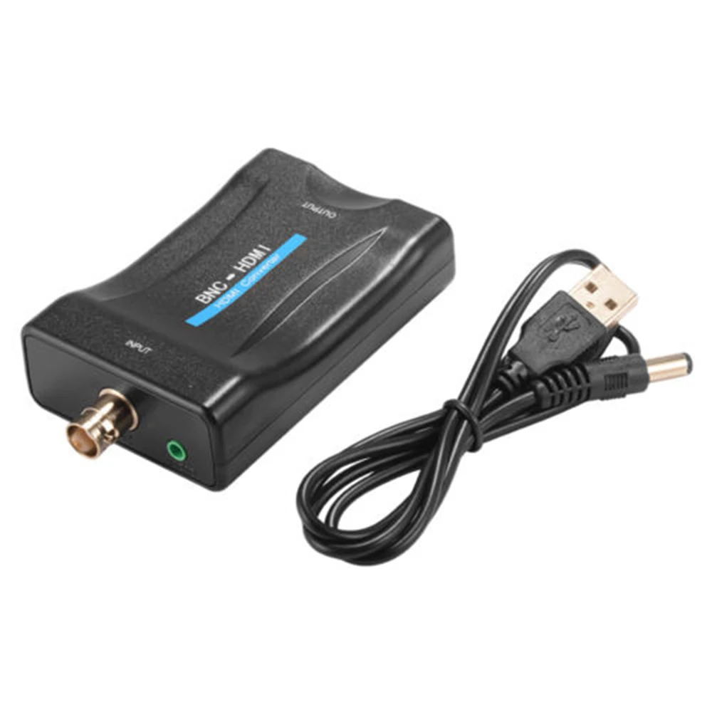 Для HDTV проектор видео мини с аудио 1 шт. BNC к HDMI конвертер адаптер для камеры/CCTV/DVR