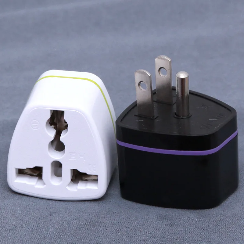 10pcs Canada Japan Brazil Thailand Plug Adapter CN US AU UK EU To US