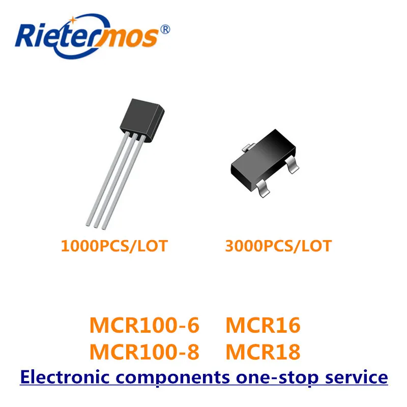 

1000PCS 3000PCS MCR100-6 MCR16 MCR100-8 MCR18 TO-92 SOT-23 MADE IN CHINA
