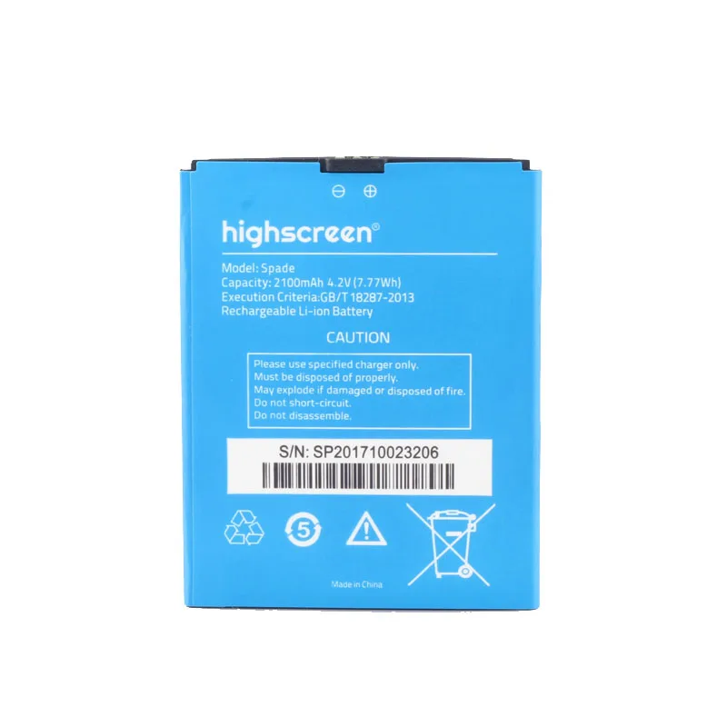 

Dxqioo Spade 2100mah fit for highscreen spade batteries