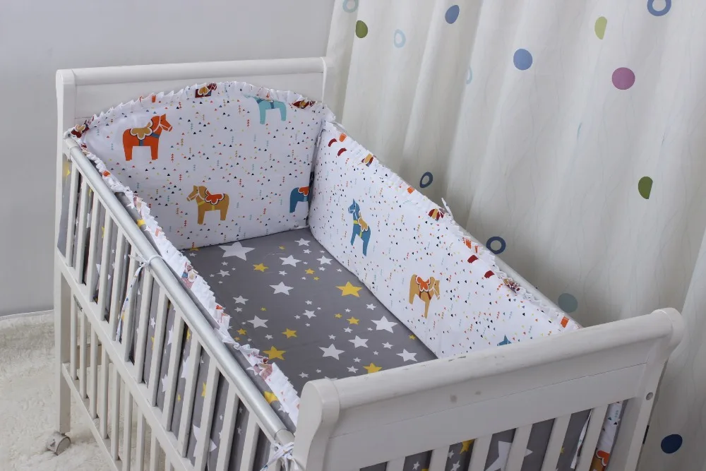الترويج! 6/7 قطع الطفل السرير الكتان. سرير bedding.100 ٪ القطن سرير الطفل الفراش مجموعة ، 120*60/120*70 سنتيمتر