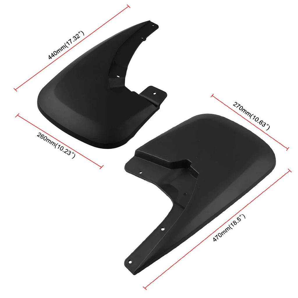 Molded Mud Flaps  For Dodge Ram 1500 2500 3500 2009-2018 Mudflaps Splash Guards Mud Flap Front Rear Mudguards Fender
