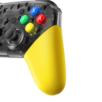 NS Switch Pro контроллер Pikachus Bluetooth беспроводной геймпад джойстик для Nintendo Switch Pro джойстик SuperSmash Bros - Цвет: PikaYellowController