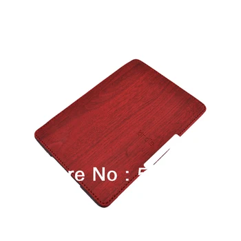 

Free shipping Wood grain design pu leather case cover with smart function for Amazon Kindle paperwhite 300pcs/lot