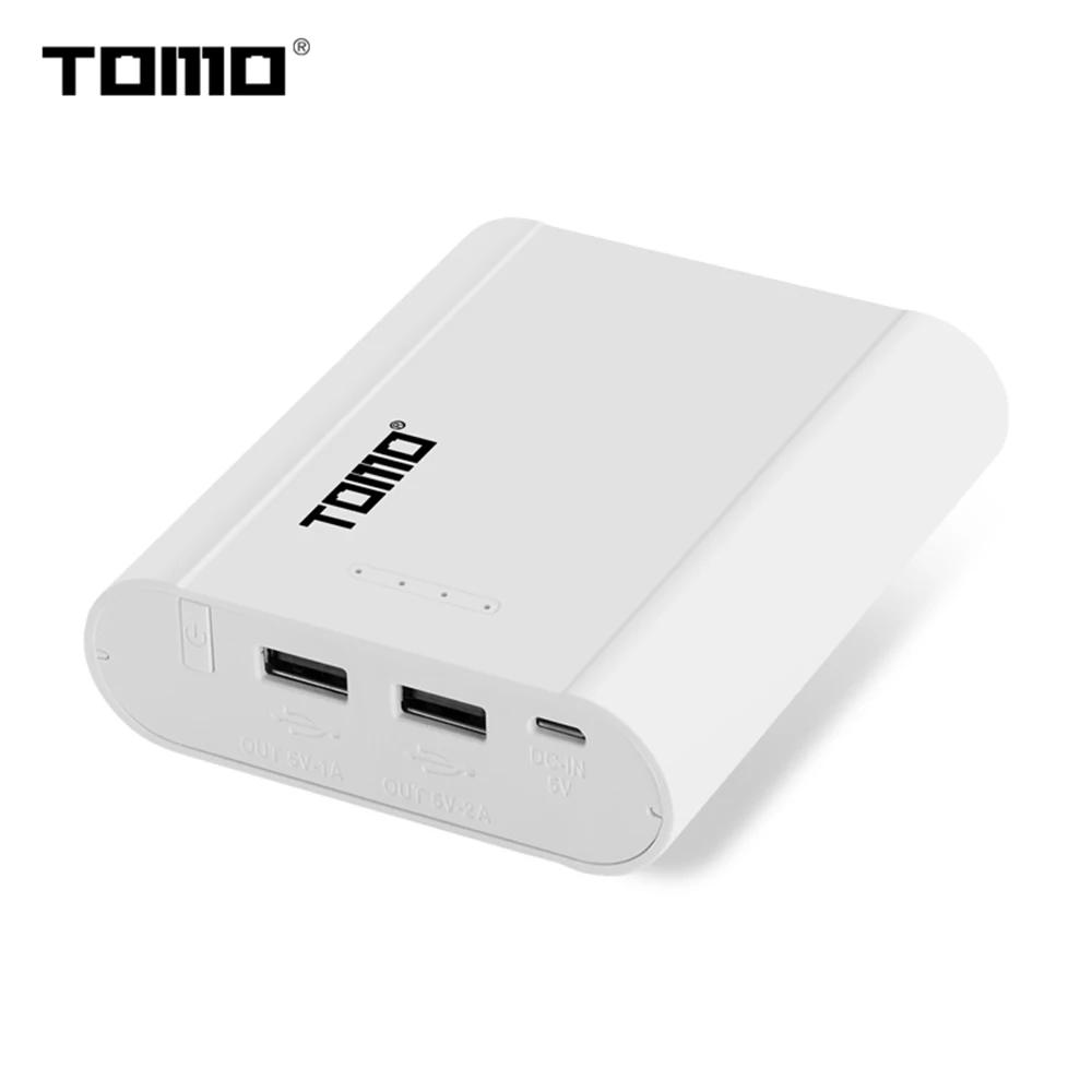 TOMO P4 18650 литий-ионная батарея зарядное устройство микро USB вход двойной выход Smart power Bank портативное зарядное устройство для мобильных телефонов