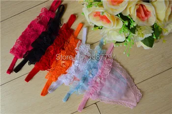 

G-String 100pcs G String Thong Cheapest Hot Women Sexy Lace Panties T Back Underwear Rainbow Super Elastic CHD100