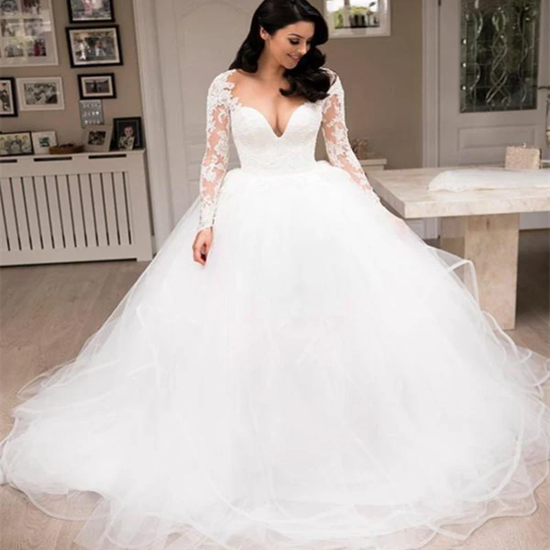 long sleeve wedding dress near me