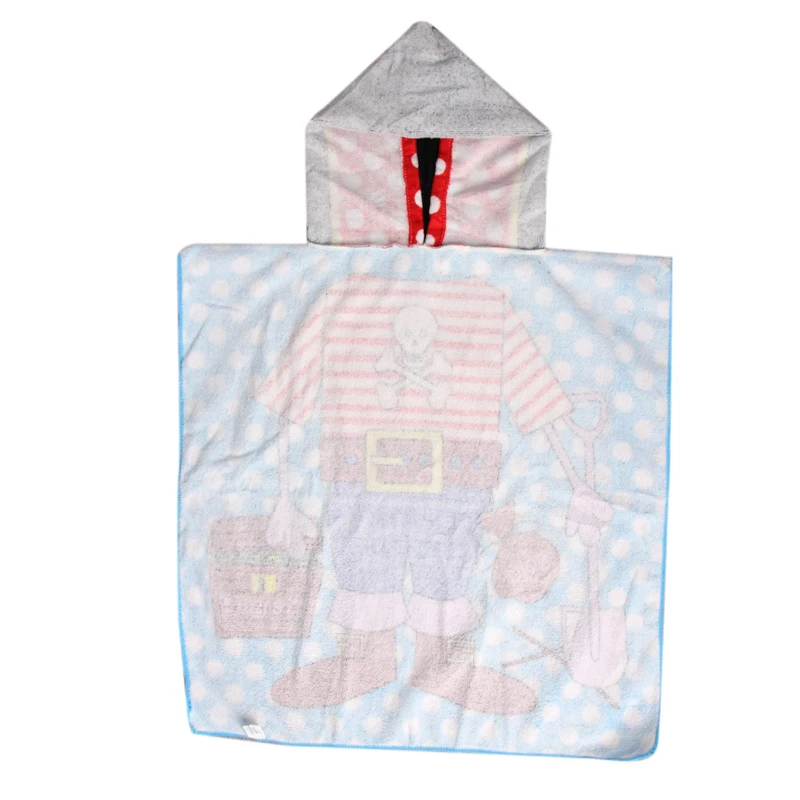 Новое Детское пляжное полотенце с капюшоном для мальчиков и девочек, абсорбирующее банное полотенце, 6 узоров