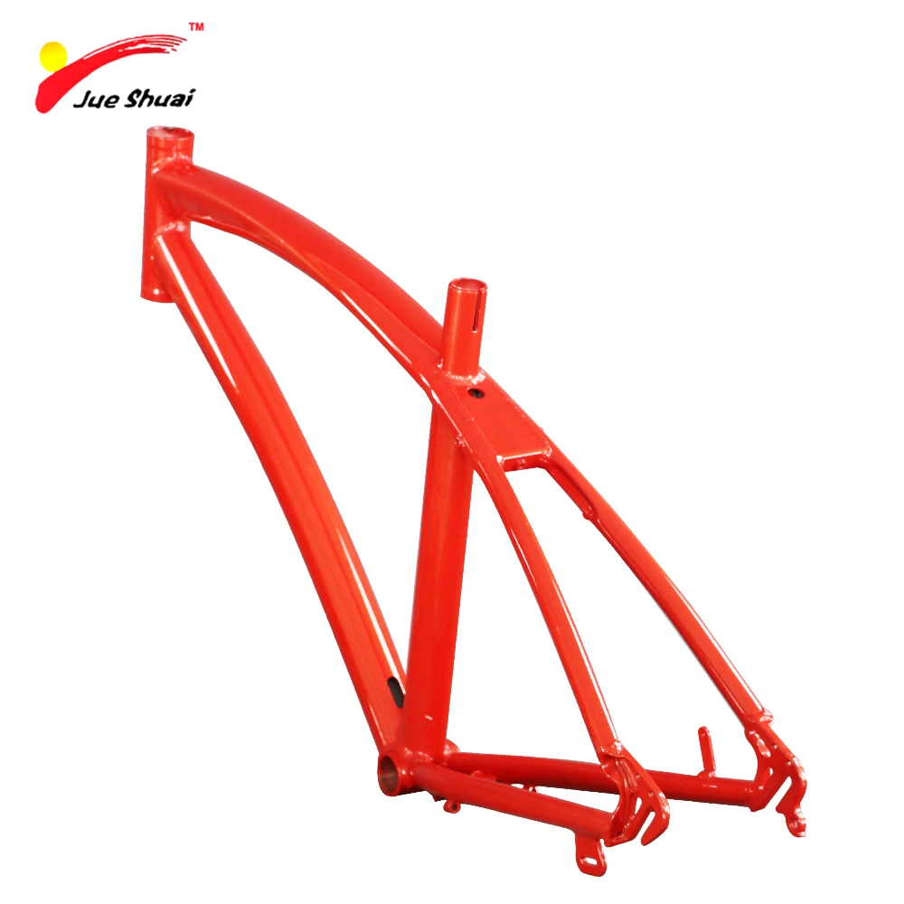 Top JS 700C Steel Frame Colorful MTB Customized Print Used For mountain Myb Bicycles Frame Bike Bicycle Parts High Quality 2