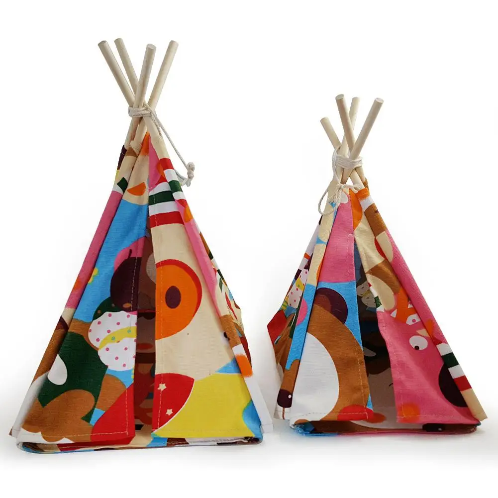 

Cartoon Animals Pet Tent Cage Parrot Bird Summer Sleeping House Rest Play Nest