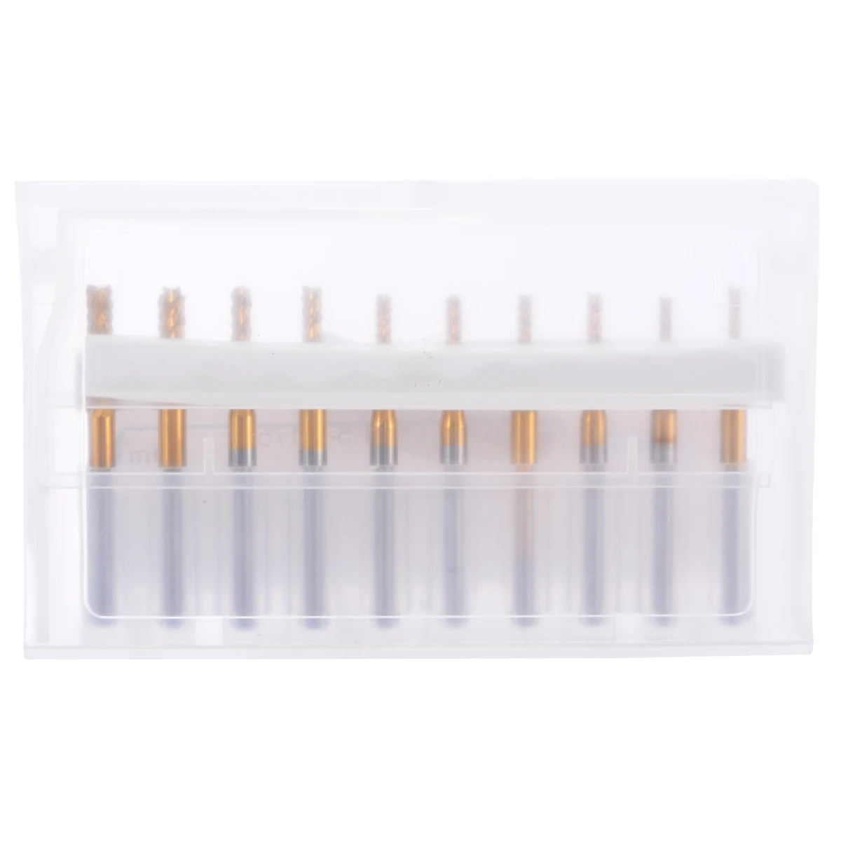 10pcs 1/8'' 1.5-3.175mm End Mill Corn Milling Cutter Wood Cutter Milling CNC Engraving Bits for Woodworking Router Bits