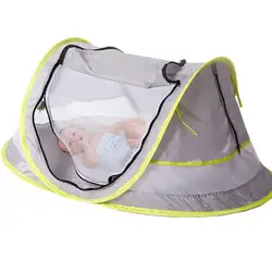 LCLL-детская кроватка для путешествий, портативная детская Пляжная палатка UPF 50 + солнцезащитный приют, детская дорожная противомоскитная