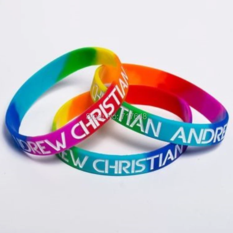 300 шт. силиконовые браслеты с надписью Angel CHRISTIAN PRIDE | Украшения и аксессуары