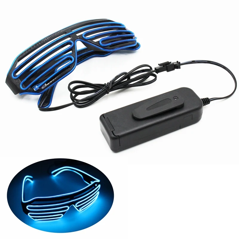 font b EL b font Wire font b LED b font Neon Luminous Shutter Lighting