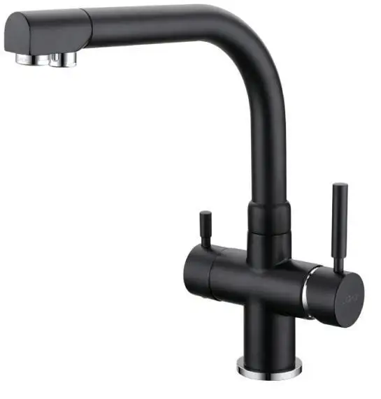 Luxury Uk Australia Matte Black Sink Mixer Pure Water Filter 3