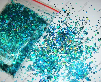 

MRMX-0702 Mix Round glitter Dot Shape Flake nail glitter powder for nail Gel polish, acrylic nails and Make up decoration